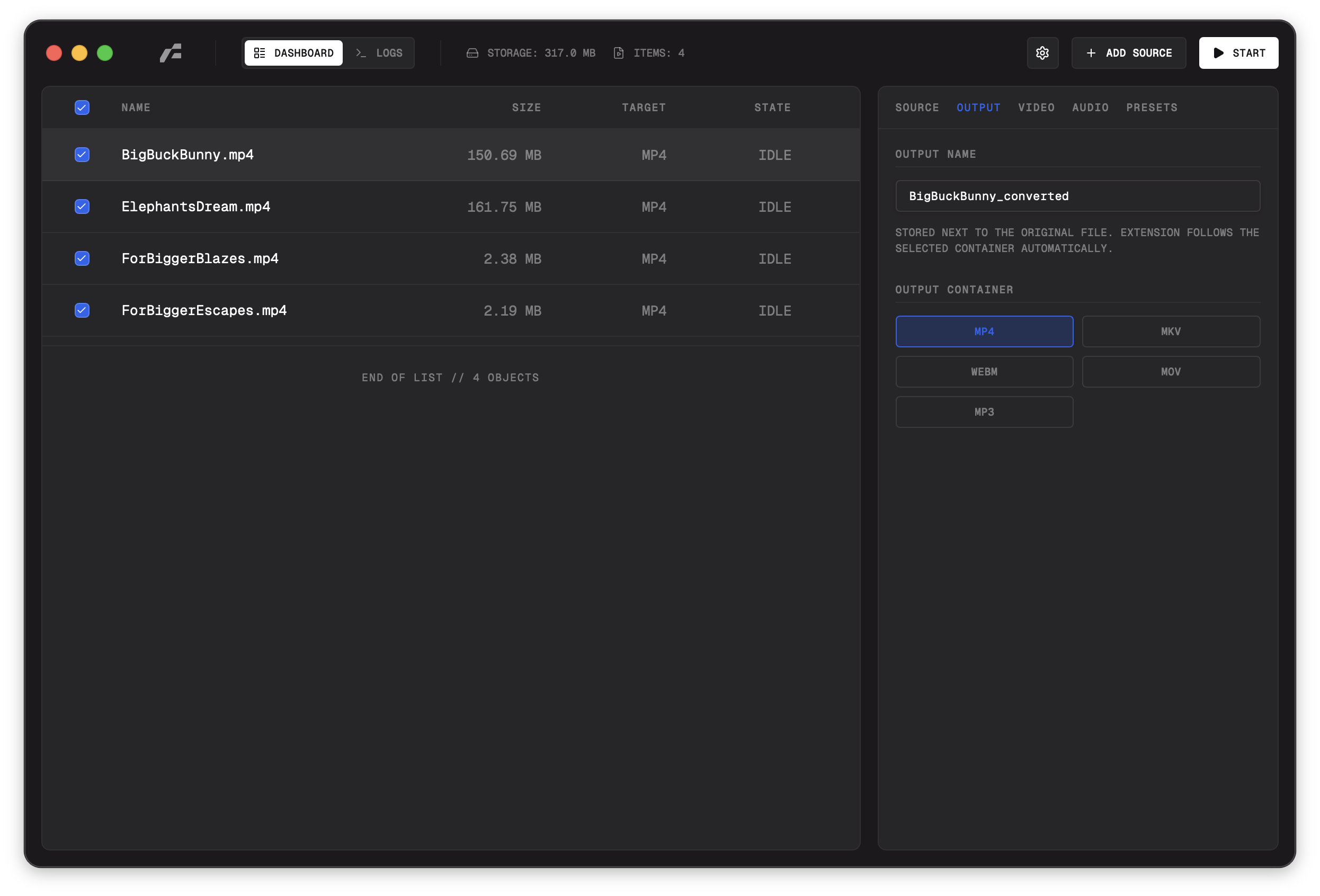 Frame Application Preview